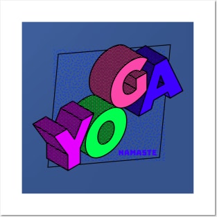 YOGA NAMASTE Posters and Art